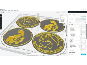 pokemon vai comunità giorno 9 moneta chikorita le monete distintivi bayleef meganium pokemongo giocattolo 3d print model - Mito3D