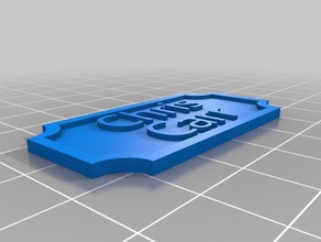 chris carr arredamento personalizzato 3d print model - Mito3D