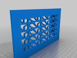hvac 6x3 ızgara havalandırma diy 4in vent 3d print model - Mito3D