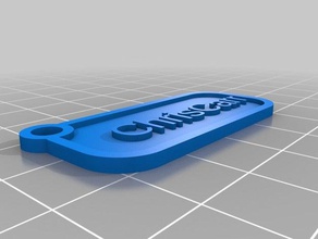my key chain keychains customized 3d print model - Mito3D