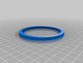 meu personalizados paramétrico engrenagem de anel mod1 78t partes 3d print model - Mito3D