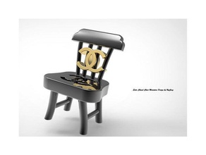 entic chanel chair miniature toys games 3dmodel 3dmodeling 3d modeling art chairs collaboration collection cute decoration doll figure fun funny furniture holder model thinkfunchallenge valentine 3d print model - Mito3D
