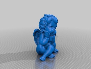 angel baby creatures art love 3d print model - Mito3D