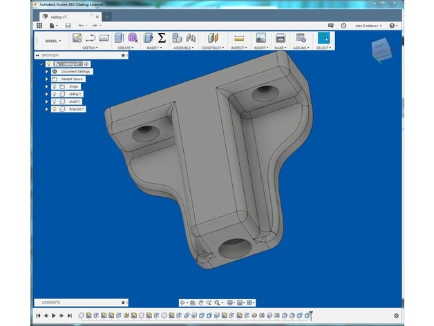 alternativa suporte ikea sunnersta a cozinha jantar 3D print model - Mito3D