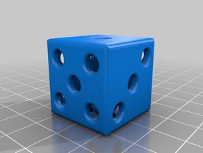 dice ball inside 3d print model - Mito3D
