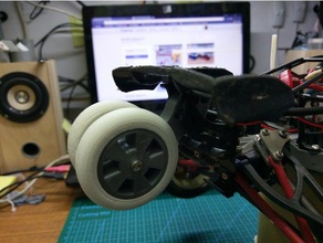 wheelie bar traxxas mini e-revo rc araç erevo 3d print model - Mito3D