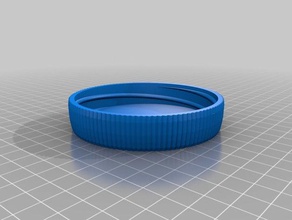 mais alto do recipiente de aperto da tampa recipientes personalizado 3d print model - Mito3D