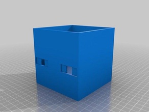 minecraft enderman sostenedor de la pluma 3d impresión 3d print model - Mito3D