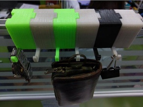 oficina de partición gancho 2cm 3d print model - Mito3D
