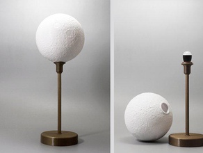 moon lamp base decor tbulb toolmoon 3d print model - Mito3D