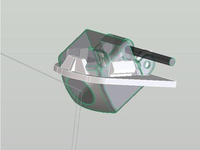 toyota auris fotocamera posteriore soggiorno parti 3d print model - Mito3D