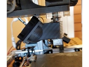 e3d v6 40mm silent fan printer parts cooling extruder running 3d print model - Mito3D