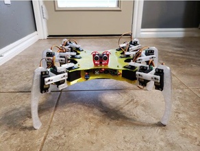 hexapod Robotik 3d print model - Mito3D