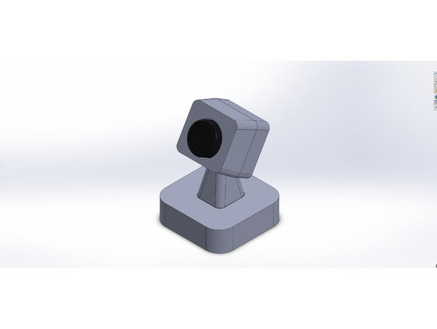 ultrasonic sensor stand lv-maxsonar-ez3 hobby 3D print model - Mito3D