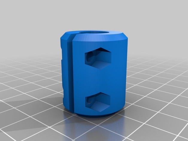 il mio personalizzato parametrico giunto di accoppiamento dell'albero 3d la stampante parti 3D print model - Mito3D