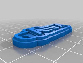 alex name keychains customized 3d print model - Mito3D