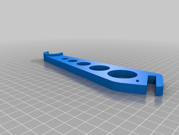 geeetech acryl spool holder 20mm pvc shaft 3d printing 3D print model - Mito3D