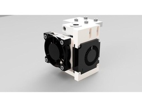 mini-turbo-Teile-Lüfter Montage 3d Drucker Teile Lüfter der Kühlung montieren 3d print model - Mito3D