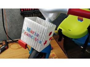smoby Dreirad mit Korb-kit - Spielzeug Spiel Zubehör 3d print model - Mito3D