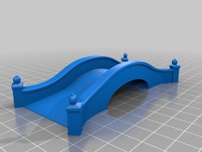 tek açıklıklı karayolu Köprüsü binalar yapılar 3d print model - Mito3D