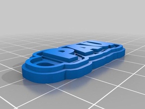 pau chaveiros personalizado 3d print model - Mito3D
