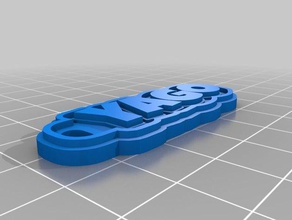 yago Anahtarlık özelleştirilmiş 3d print model - Mito3D