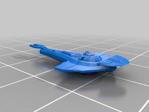 star trek cardassian galor class 3d printing 3d print model - Mito3D