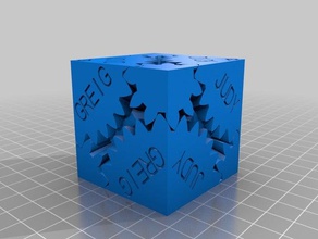 greig cube interactive Kunst angepasst 3d print model - Mito3D