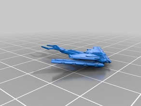 star trek cardassiano, a difendersi intel volo-ponte dell'incrociatore 3d stampa 3d print model - Mito3D