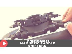 thrustmaster magnétique palettes de changement vitesses le bricolage t-300 t-gt ts-pc 3d print model - Mito3D