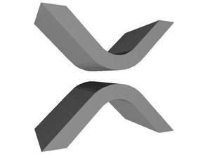 3d xrp logo signs logos 3d print model - Mito3D