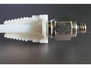 bowden ptfe tube clamp 3d printer extruders compression gripper 3d print model - Mito3D