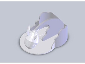 razzo desk organizer office spazio astronave 3d print model - Mito3D