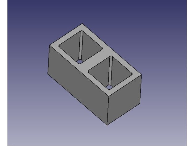 cinder blok 1100 ölçek diğer 3D print model - Mito3D