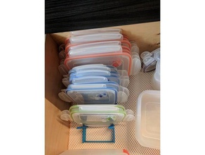 kitchen lid organizer dining 3d print model - Mito3D