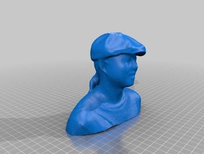structure sensor scan1930s newspaper delivery boy scans replicas 3d print model - Mito3D