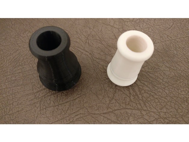 bagpipe bellows adapter 17mm music bagpipes dudelsack 3D print model - Mito3D