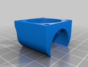 e3d v6 fan shroud printer parts 30mm duct mount hotend cooling 3d print model - Mito3D