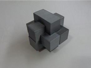 philippe dubois burr puzzle parçaları bulmaca 3d 3d print model - Mito3D