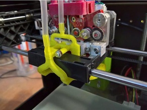 flexion compressed air cooler 3d printer parts compressor cooling duct ctc upgrades filament hotend 3d print model - Mito3D