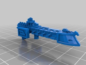 imparatorluk donanması Pala firkateyn araç 40k savaş filosu Gotik adam uzay gemisi warhammer40k warhammer 3d print model - Mito3D