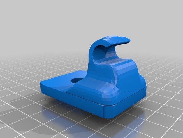 chhrysler 100 clip de visor automotriz 3D print model - Mito3D