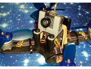 montagem superior emax babyhawk câmara pés gremlin rc veículos flitetest fpv de câmera 3d print model - Mito3D
