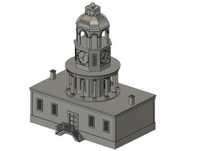 halifax, nova scotia torre do relógio edifícios estruturas marco 3d print model - Mito3D