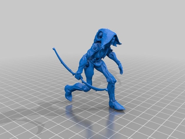 ivara wip toys games warframe 3D print model - Mito3D