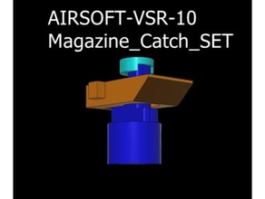 airsoft vsr-10 magazine catchrelease buttonsset toys games accesories 3d print model - Mito3D