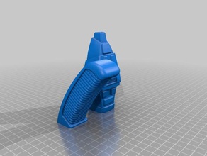 phaser tipo 2 girado props 3d print model - Mito3D