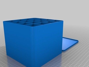 chess box tool holders boxes customized 3d print model - Mito3D