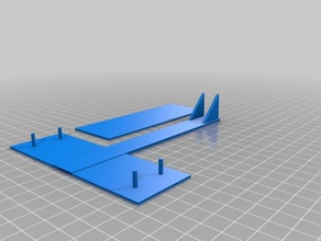 Flugzeug glider 3d drucken 3d print model - Mito3D
