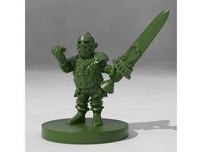 halfling paladin toy game accessories dnd dungeons dragons miniature miniatures tabletop wargaming 3d print model - Mito3D
